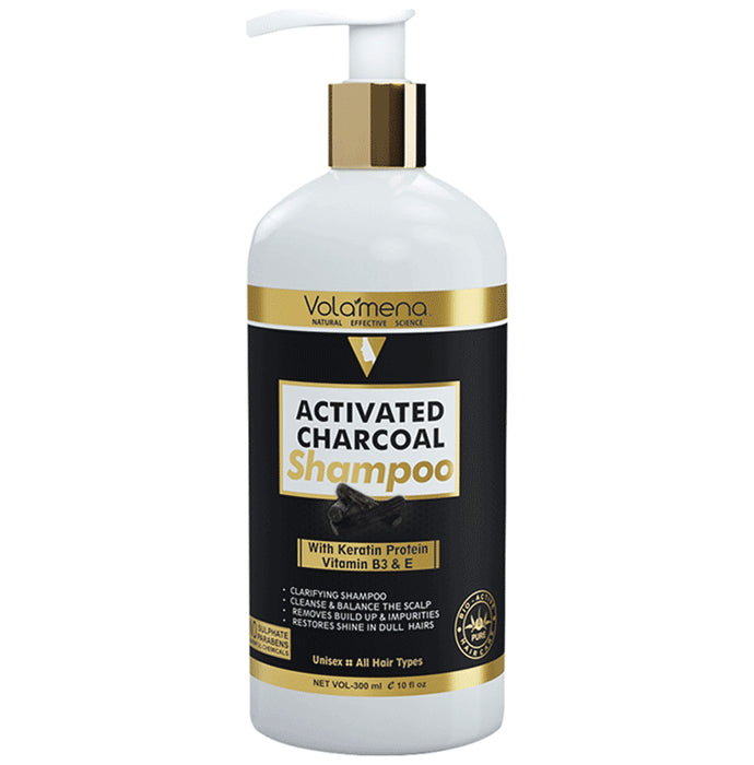 Volamena Activated Charcoal Shampoo - Nibasu