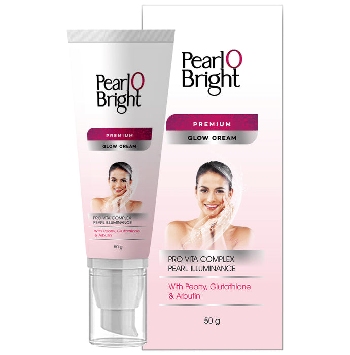 Pearl O Bright Premium Glow Cream with Peony, Glutathione & Arbutin - Nibasu