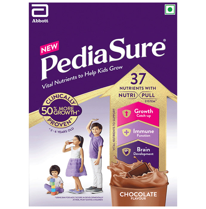 PediaSure Scientifically Designed Nutritional Drink for Kids Growth Premium Chocolate - Nibasu