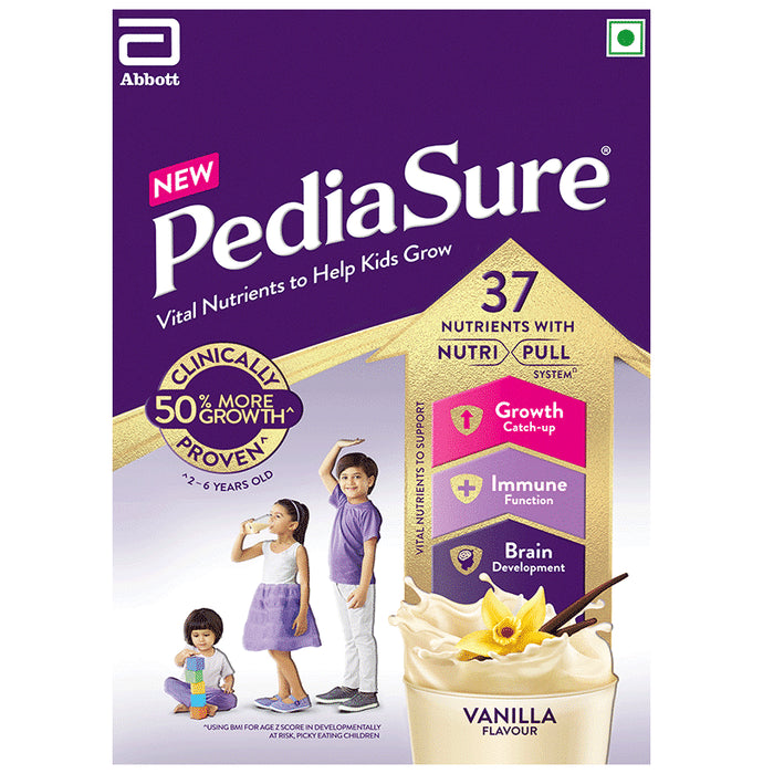 PediaSure Scientifically Designed Nutritional Drink for Kids Growth Vanilla Delight - Nibasu