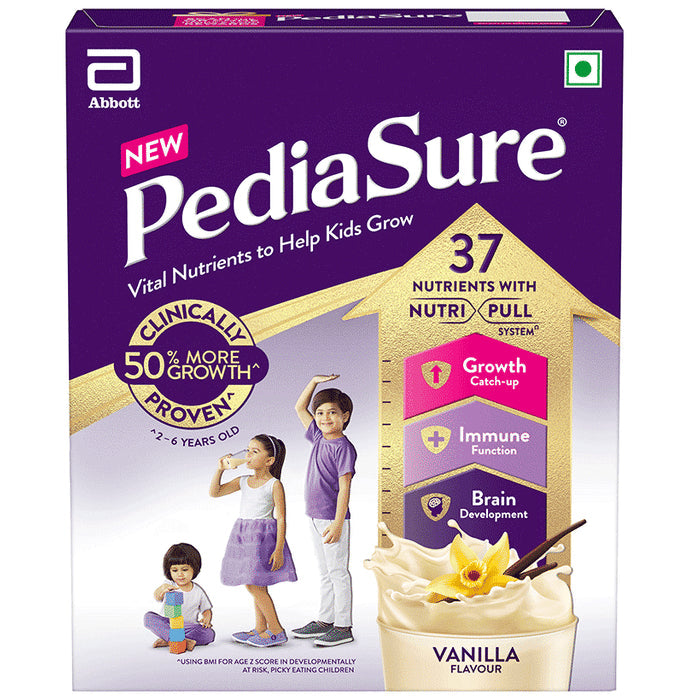 PediaSure Scientifically Designed Nutritional Drink for Kids Growth Vanilla Delight - Nibasu