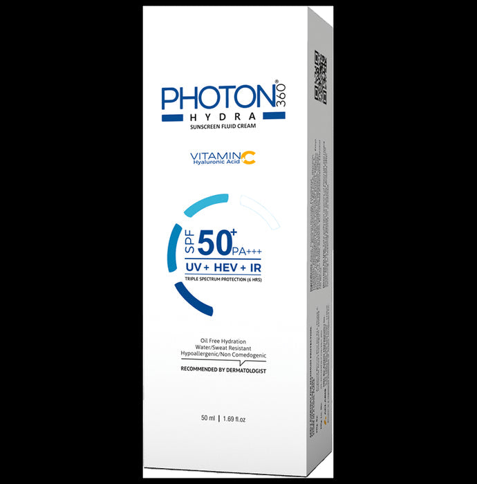 Photon 360 Tint Sunscreen Gel SPF 50 PA+++ | Water & Sweat-Resistant Gel SPF 50+ - Nibasu