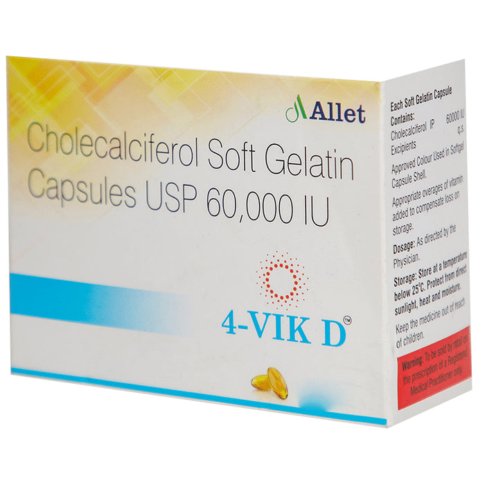 4-Vik D Soft Gelatin Capsule - Nibasu