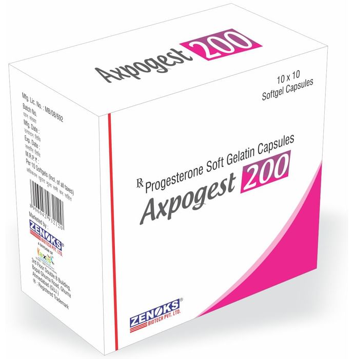 Axpogest 200 Soft Gelatin Capsule - Nibasu