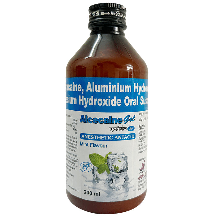 Alcecaine Gel Mint Sugar Free - Nibasu