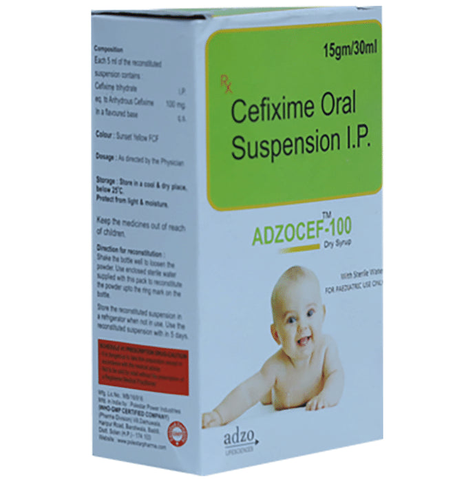 Adzocef 100 Dry Syrup - Nibasu