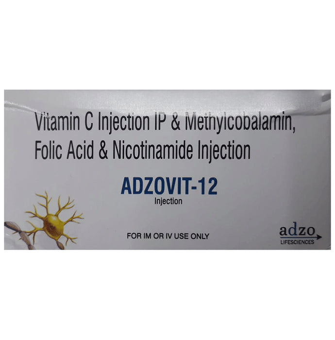 Adzovit 12 Combipack Injection - Nibasu