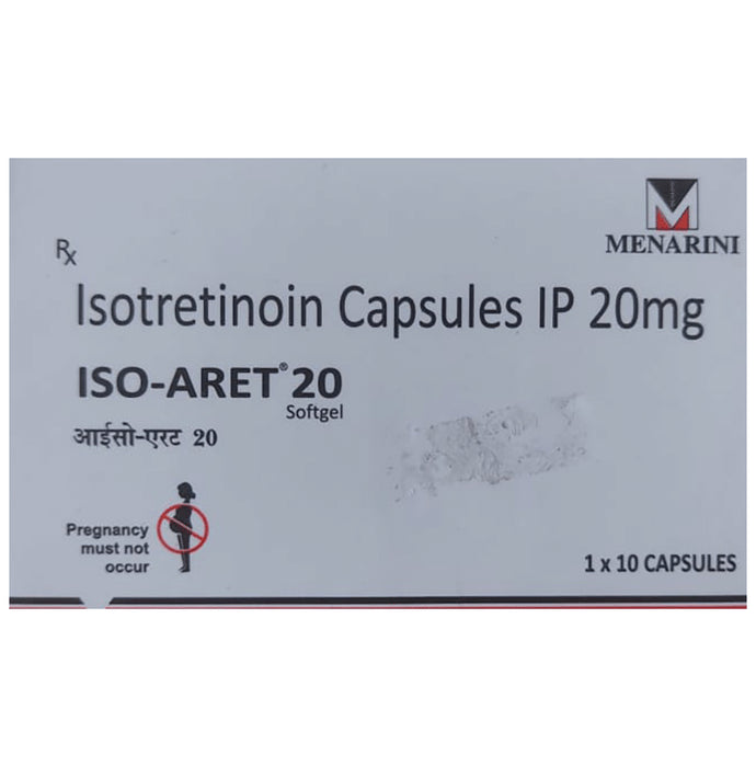 Iso Aret 20mg Capsule - Nibasu
