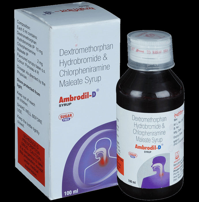 Ambrodil-D Syrup Sugar Free - Nibasu