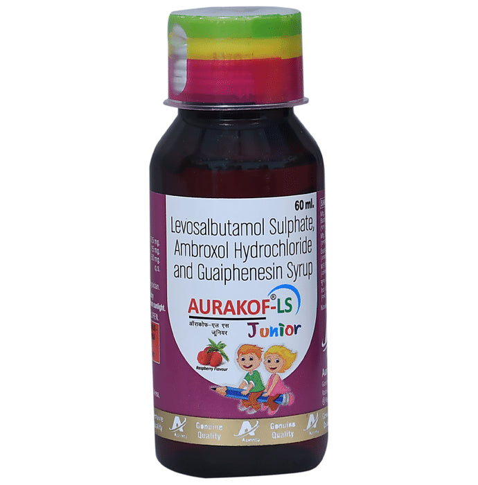 Aurakof-LS Junior Syrup Raspberry - Nibasu