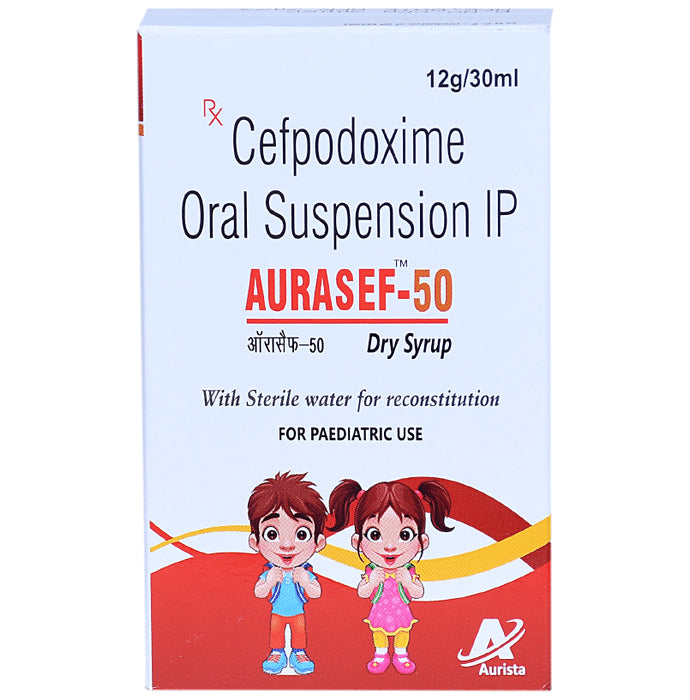 Aurasef 50 Dry Syrup - Nibasu