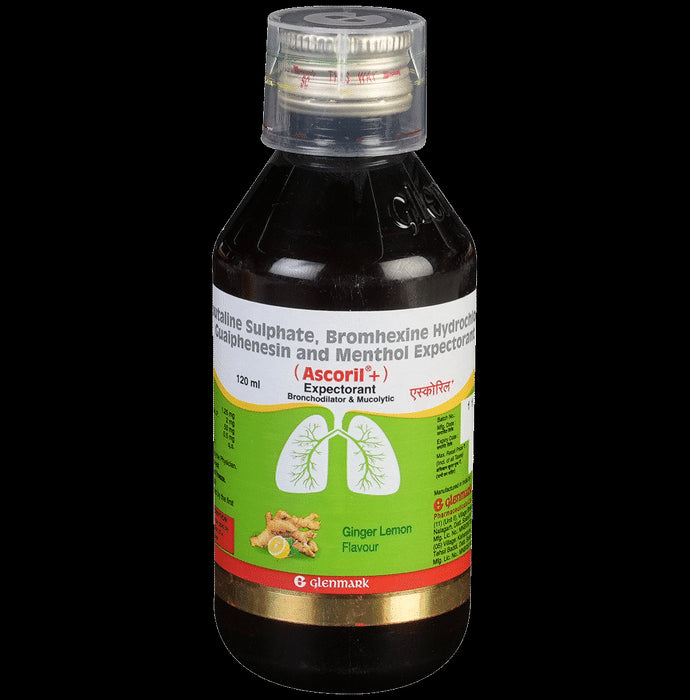Ascoril Plus Expectorant Ginger Lemon-Nibasu