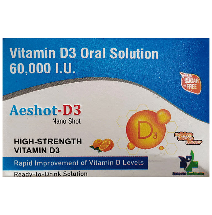 Aeshot-D3 Nano Shot Delicious Orange Sugar Free-Nibasu