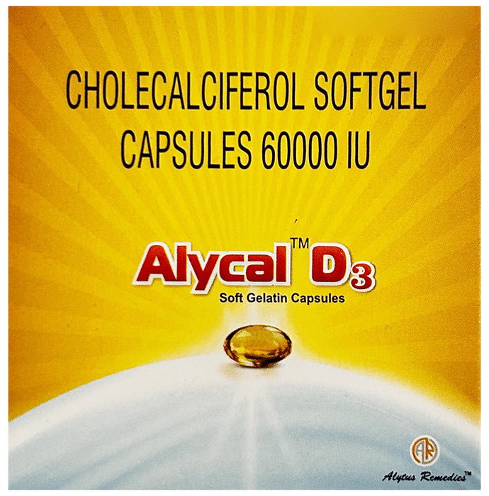 Alycal D3 Soft Gelatin Capsule - Nibasu