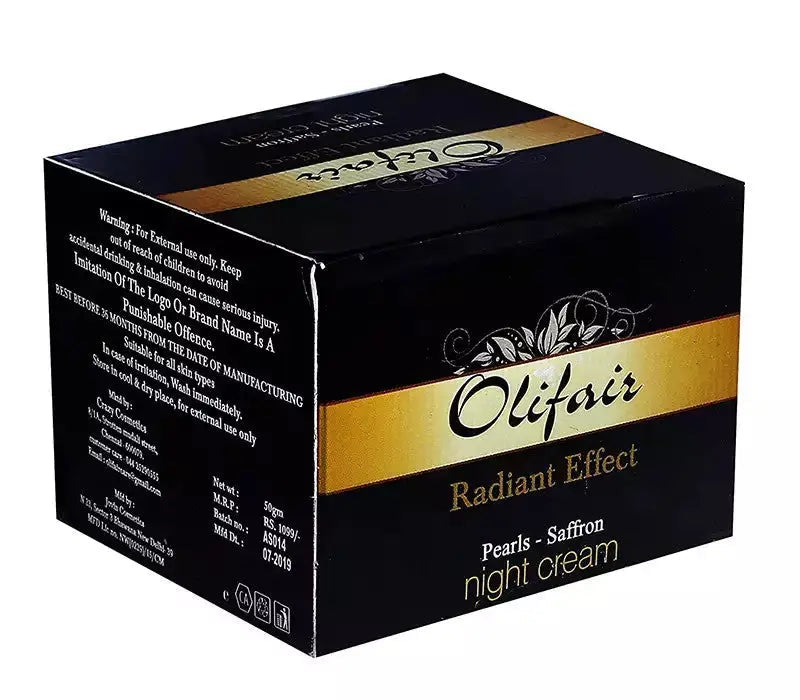 Olifair Night Cream 50gm - Nibasu 