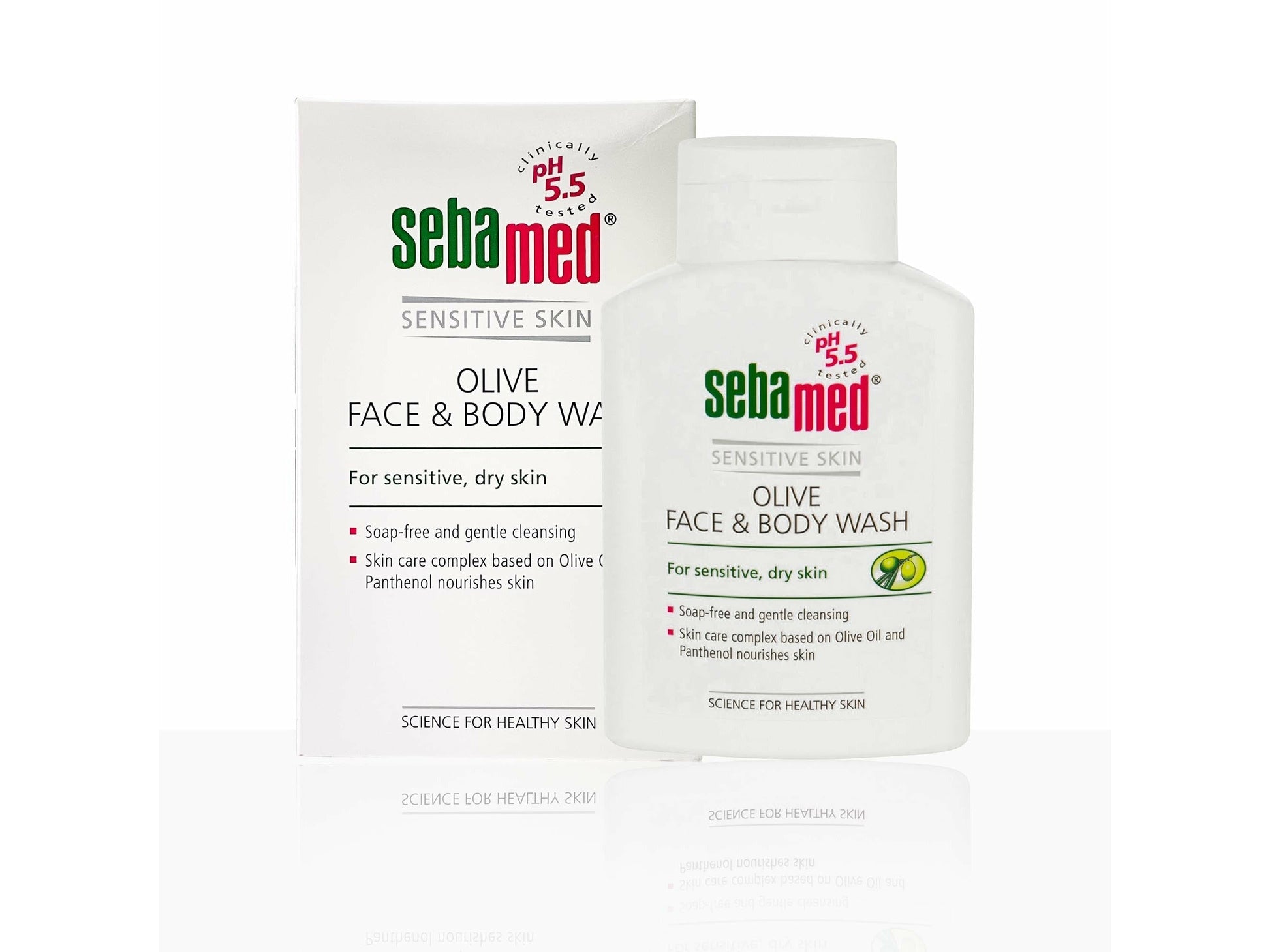 Sebamed Olive Face & Body Wash pH 5.5 - Nibasu