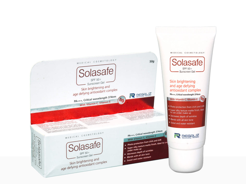 Solasafe Spf 50+ Sunscreen Gel - Nibasu