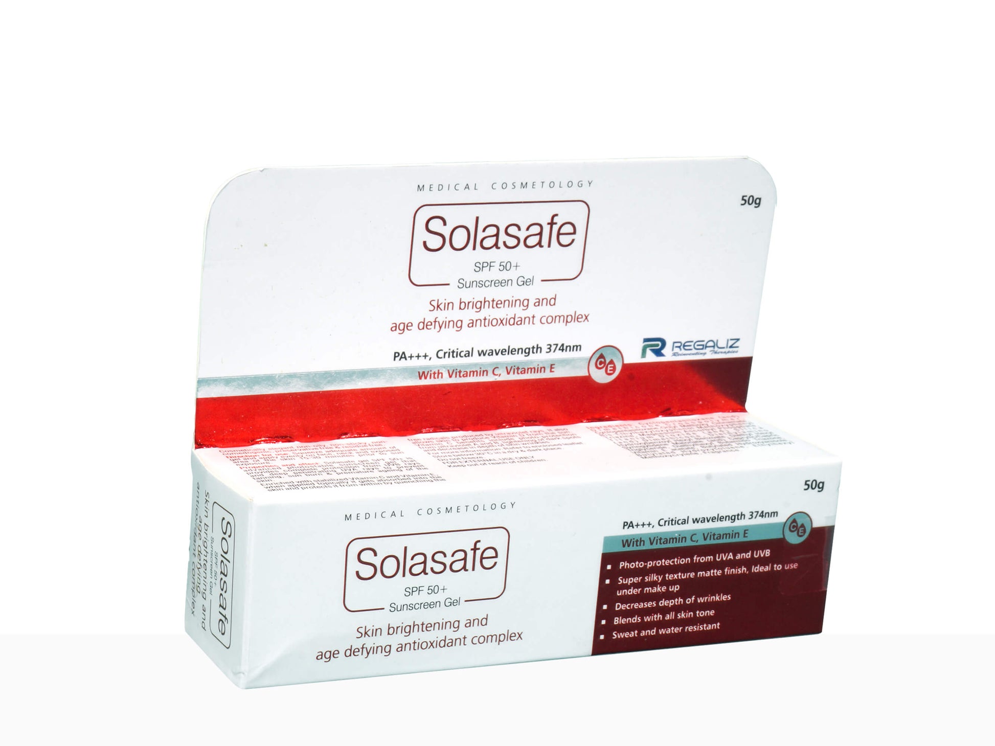 Solasafe Spf 50+ Sunscreen Gel - Nibasu