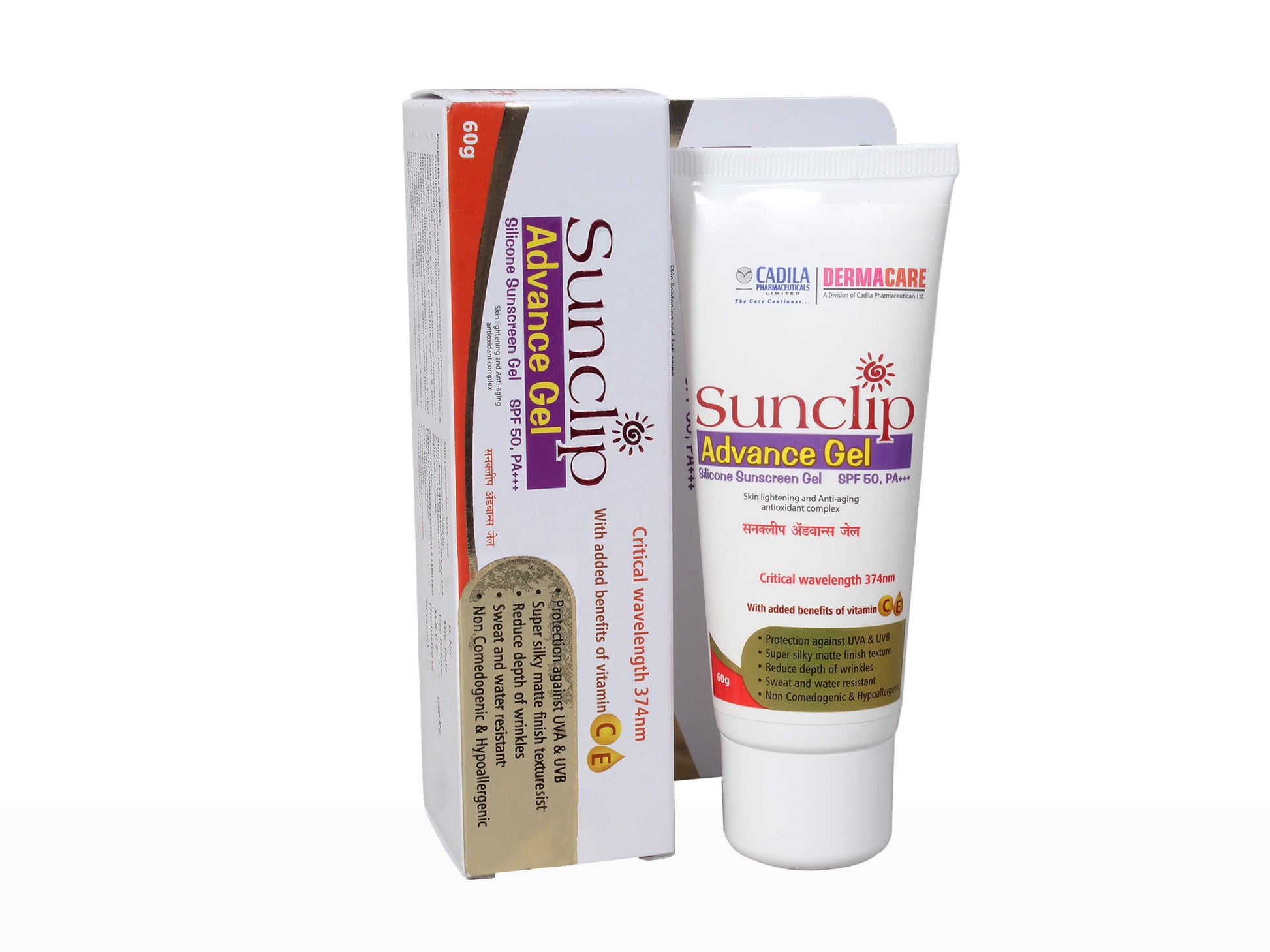 Sunclip Advance Silicone Sunscreen Gel SPF 50,PA+++ - Nibasu