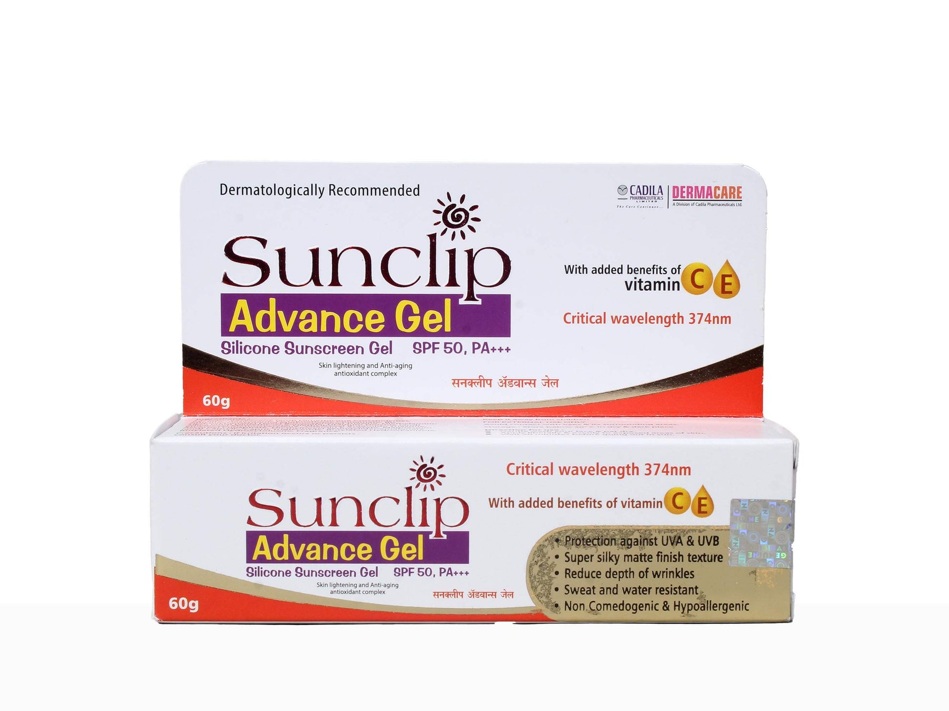 Sunclip Advance Silicone Sunscreen Gel SPF 50,PA+++ - Nibasu