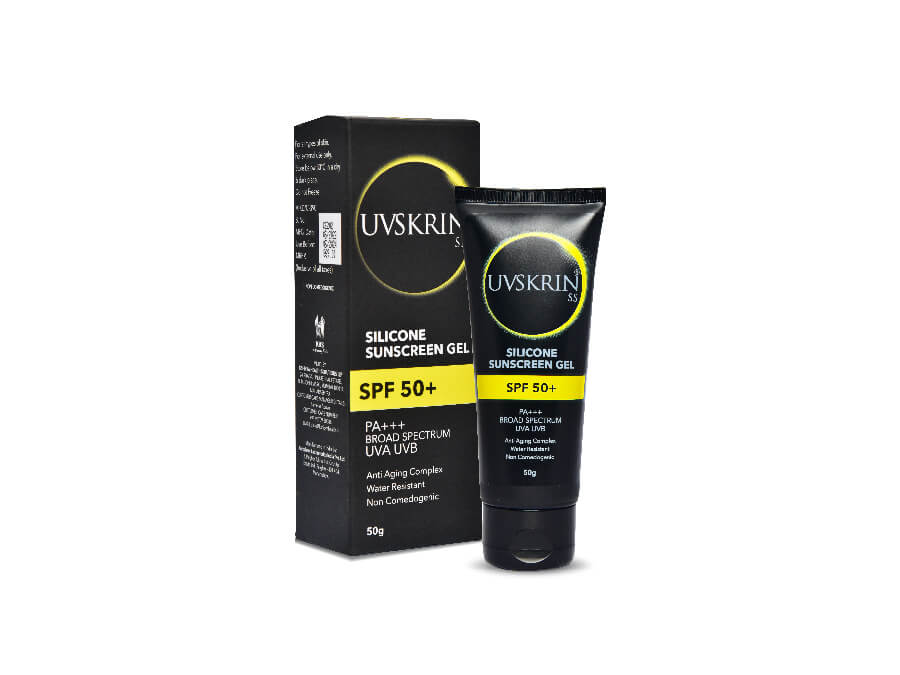 Uvskrin SS Silicone Sunscreen Gel SPF 50 - Nibasu 