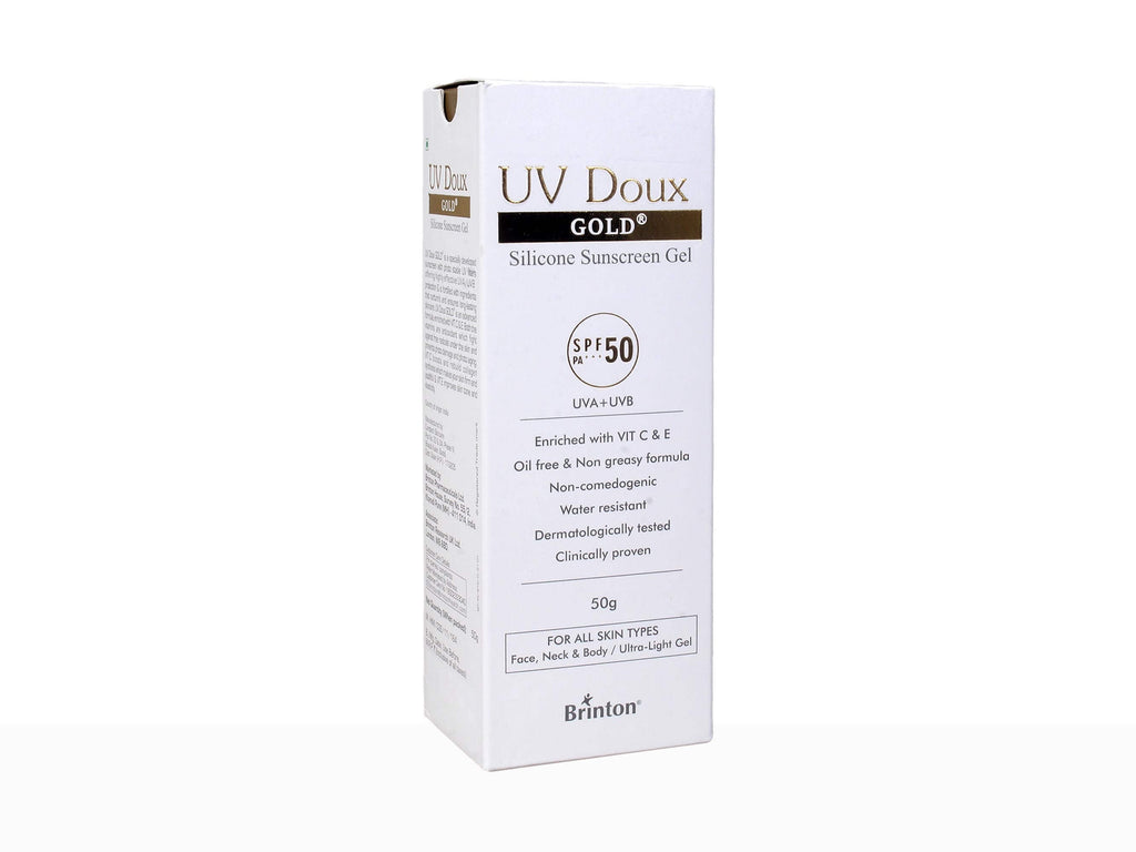UV-Doux Gold silicone Sunscreen Gel SPF 50++- Nibasu