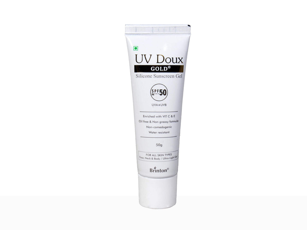 UV-Doux Gold silicone Sunscreen Gel SPF 50++- Nibasu