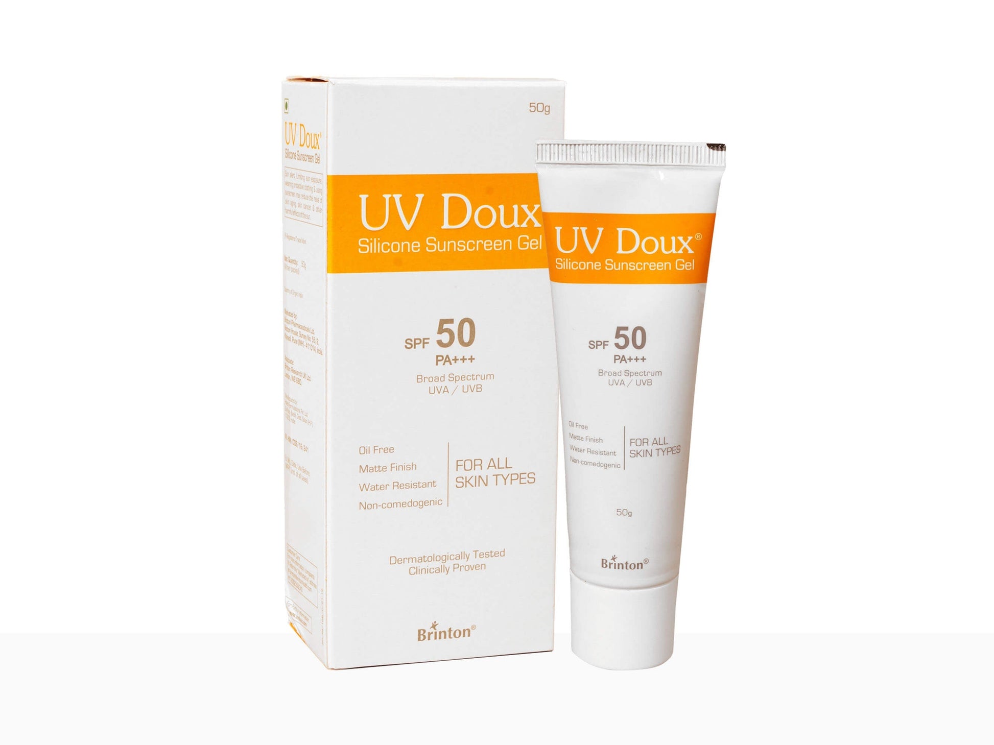 UV Doux Silicone Sunscreen Gel Spf 50+ - Nibasu