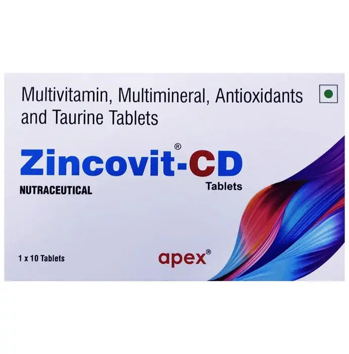 Zincovit-CD Nutraceutical Tablet - Nibasu 
