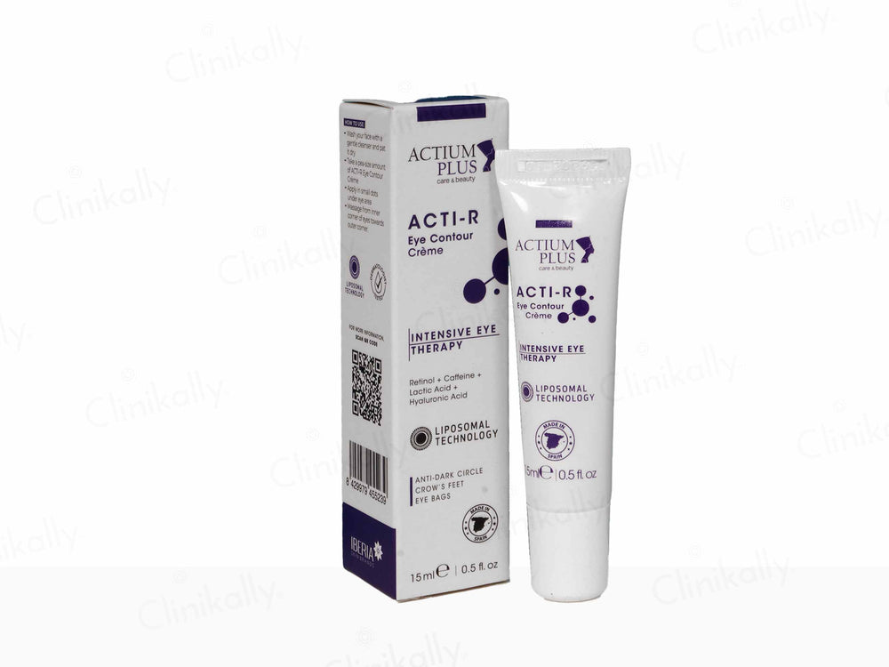 Actium Plus Acti-r Eye Contour Cream 15ml - Nibasu 