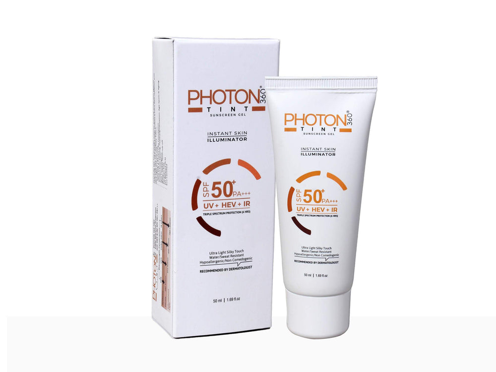 Photon 360 Tint Sunscreen Gel SPF 50 PA+++ - Nibasu 
