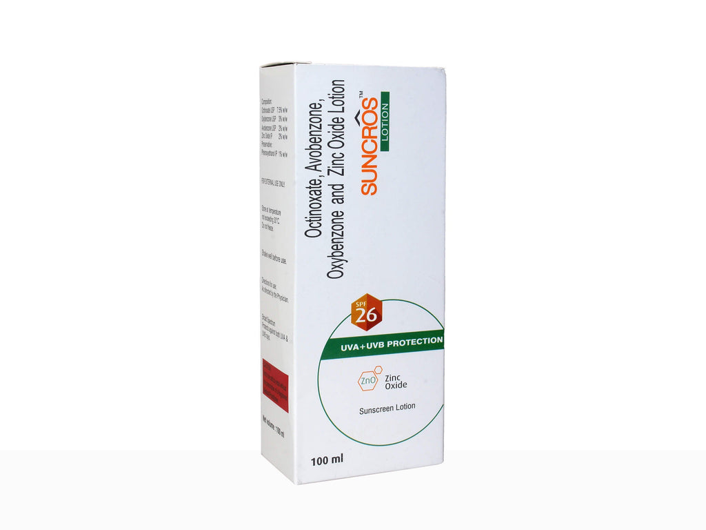 Suncros Sunscreen Lotion SPF 26 - Nibasu